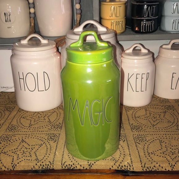 Rae Dunn Holiday Rae Dunn Magic Tall Skinny Canister Iridescent